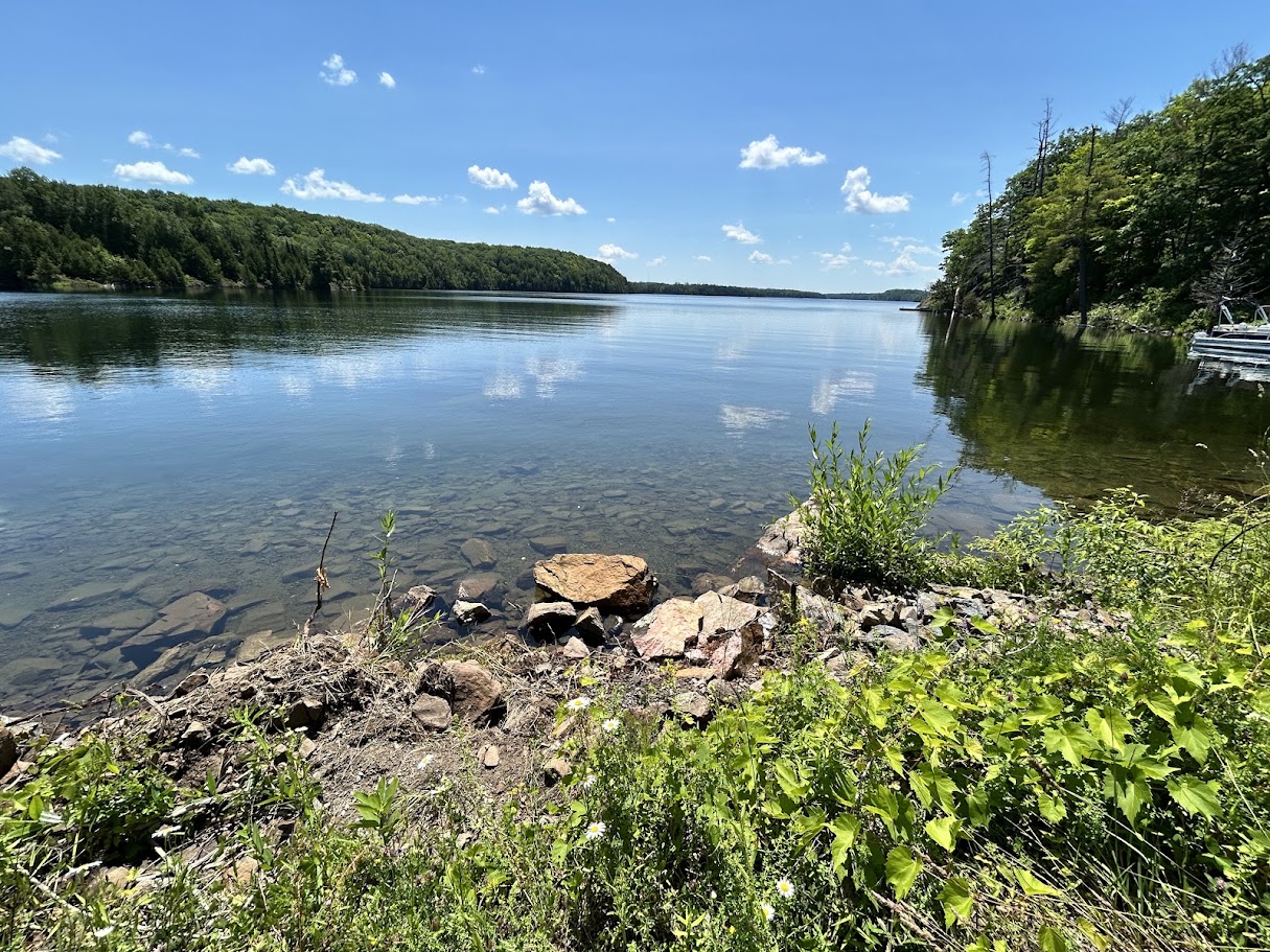Soft gravel section near Burridge Lake